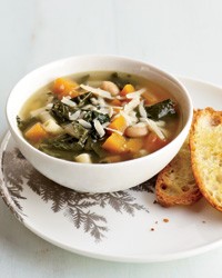 Tuscan kale and squash minestra