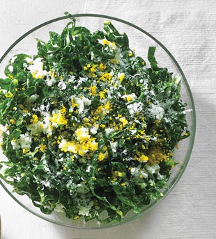 Tuscan kale Caesar slaw