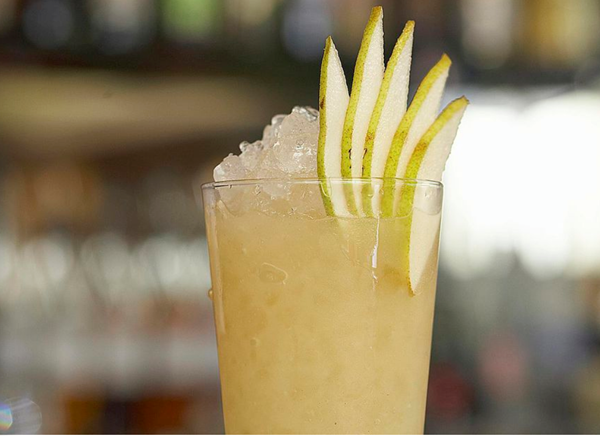 Tuscan pear cocktail with Grey Goose vodka