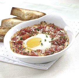 Tuscan poached eggs
