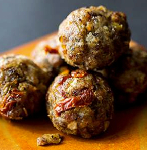 Tuscan pork meatballs