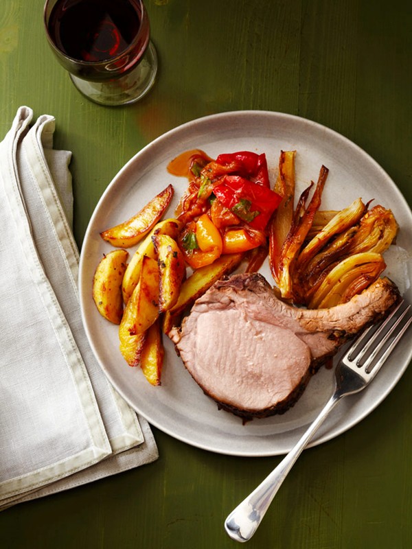 Tuscan roast pork with fennel