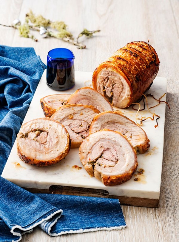 Tuscan roasted pork belly