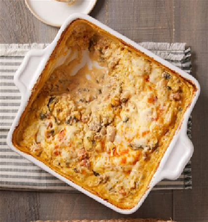 Tuscan sausage & bean dip