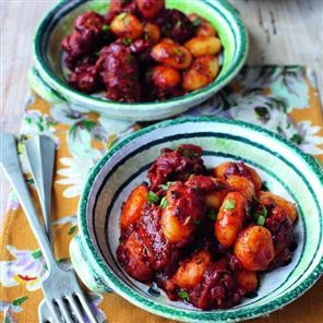 Tuscan sausage and fennel ragù with gnocchi