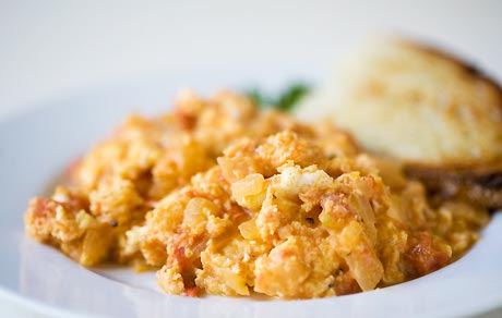 Tuscan scrambled eggs