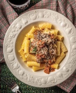 Tuscan short rib ragù over pasta