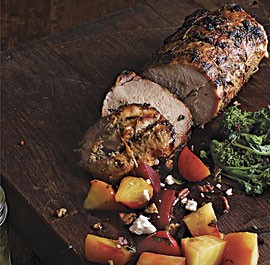 Tuscan-style roast pork with rosemary, sage, and garlic