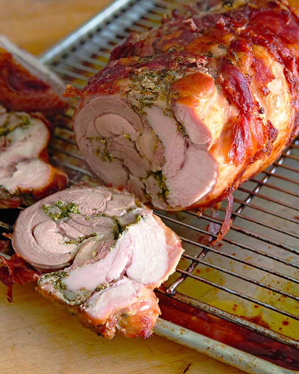 Tuscan-style turkey alla porchetta