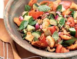 Tuscan tomato and bread salad