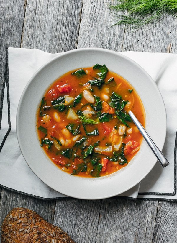 Tuscan white bean & fennel soup