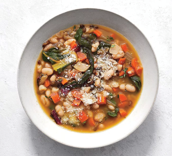 Tuscan white bean and lentil soup