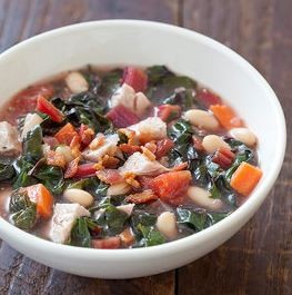 Tuscan white bean and pork soup