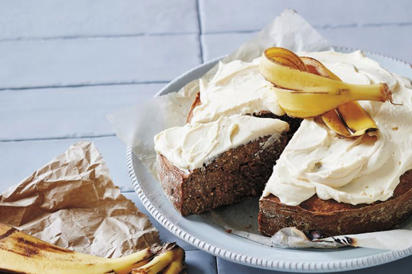 TV-worthy banana peel cake