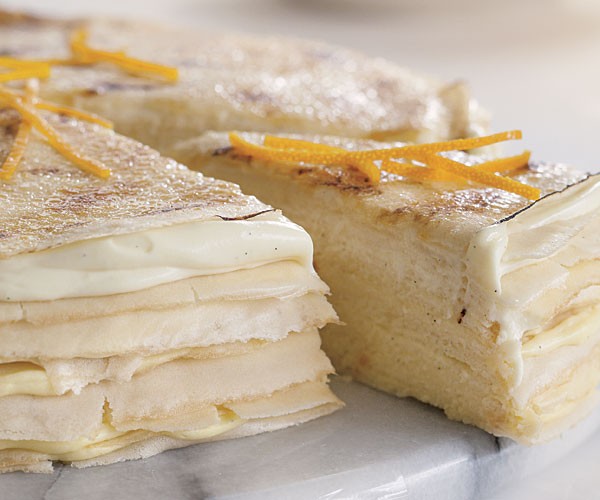Twentylayer vanilla cream crêpe cake recipe Eat Your Books