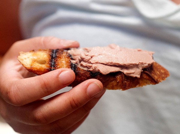 Twenty-minute chicken liver mousse from 'The Meat Hook Meat Book' (Cook the Book)