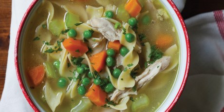 Twenty-minute chicken noodle soup