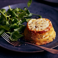 Twice-baked Cheddar soufflés