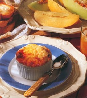 Twice-baked individual cheese soufflés