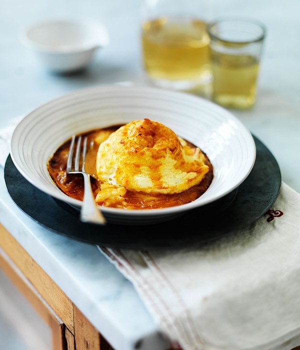 Twice-baked lobster soufflés
