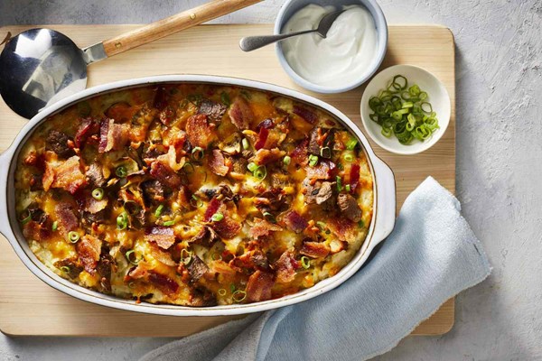 Twice baked potato casserole