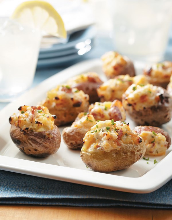Twice-baked potato poppers