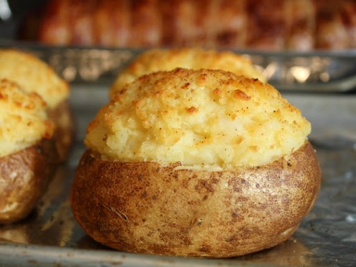 Twice baked potatoes