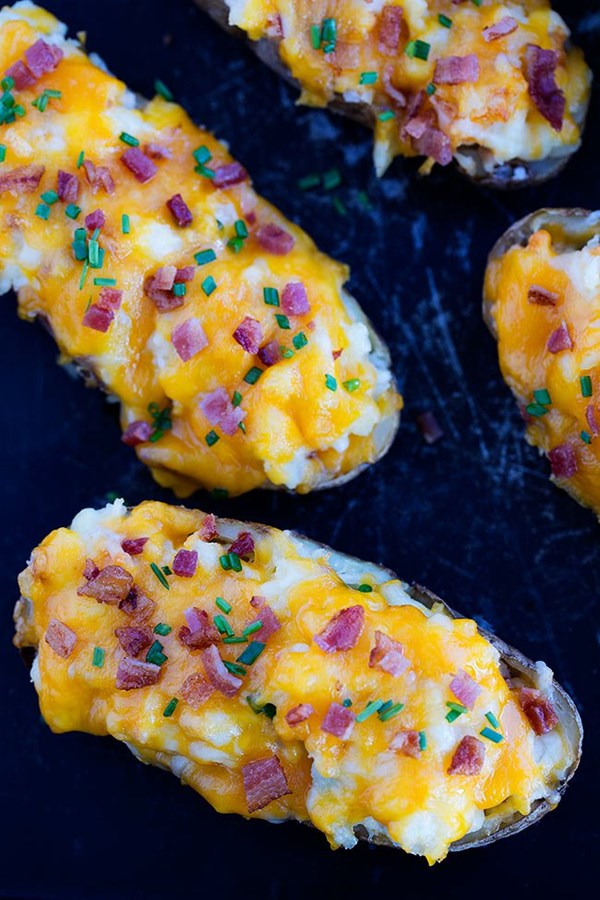 Twice baked potatoes