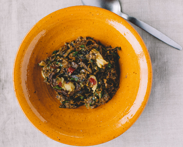 Twice-cooked eggplant with sherry vinegar and paprika