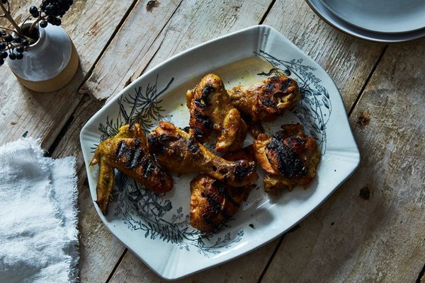 Twice-cooked Javanese grilled chicken