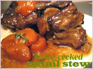 Twice-cooked oxtail stew