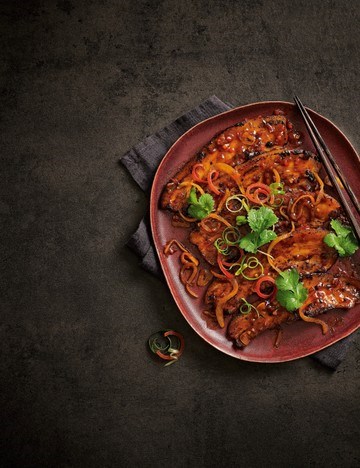 Twice-cooked pork belly