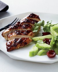 Twice-glazed Asian barbecued salmon