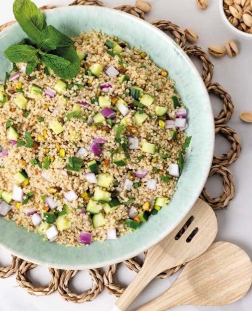 Twin coast quinoa salad