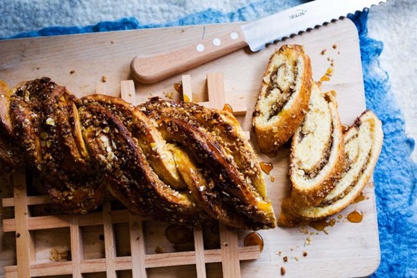 Twisted Anzac bread