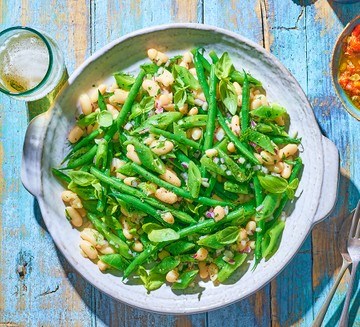 Two bean & herb salad