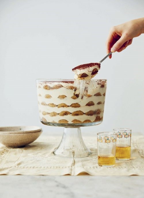 Two-booze tiramisu