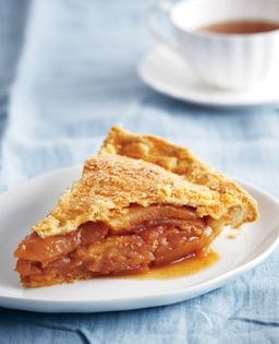 Two-crust caramel apple pie