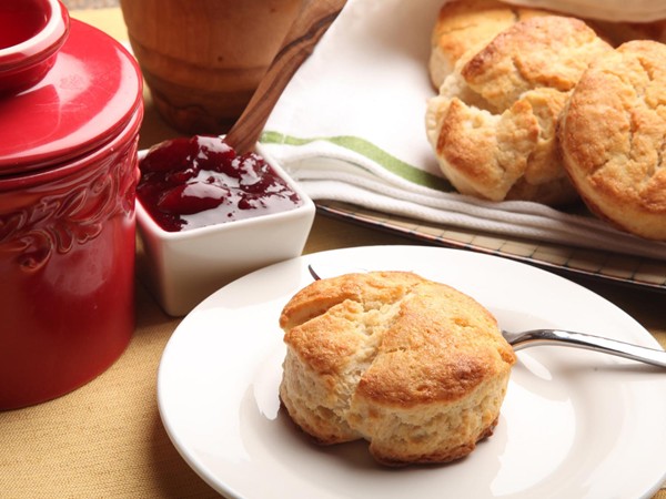 Two ingredient never-fail cream biscuits