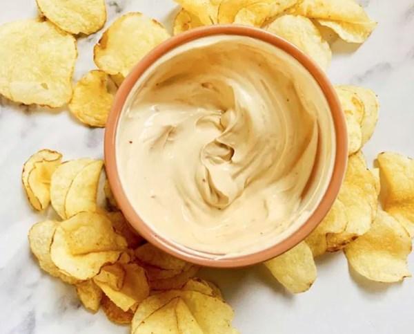 Two-ingredient sour cream dip