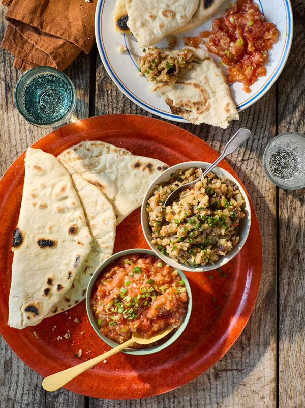 Two vegan chokas