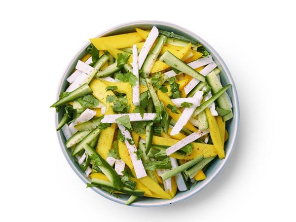 Tyler Florence’s crunchy jicama and mango salad
