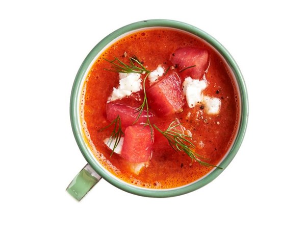 Tyler Florence’s watermelon gazpacho 