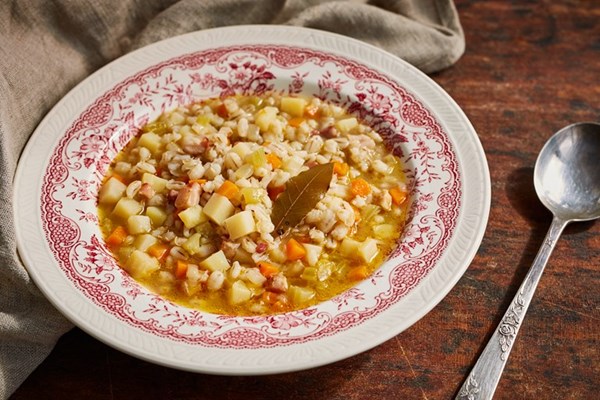 Tyrolean barley soup (Zuppa d'orzo)
