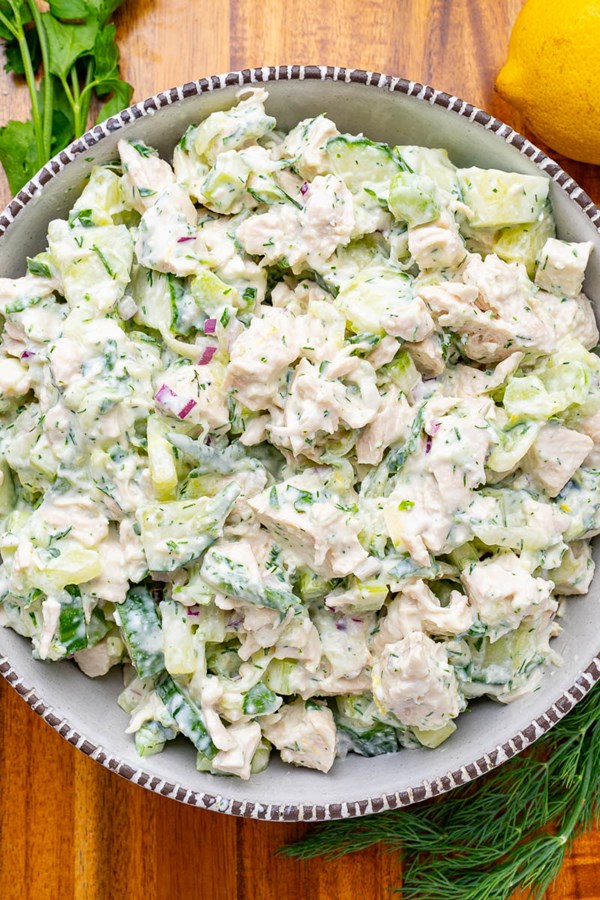 Tzatziki chicken salad