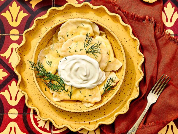 Ukrainian filled dumplings (Varenyky)