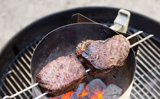 Ultimate charcoal-grilled steaks