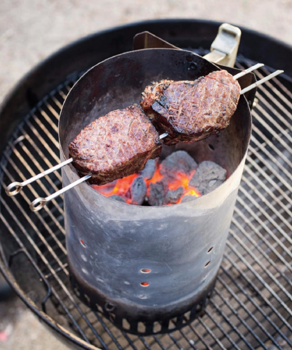 Ultimate charcoal-grilled steaks