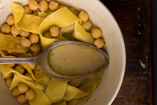 Ultimate chickpea noodle soup