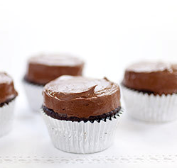 Ultimate chocolate cupcakes with ganache filling